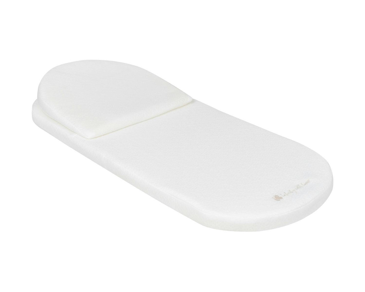 Colchón para capazo con almohada en cuña desmontable Airknit blanco