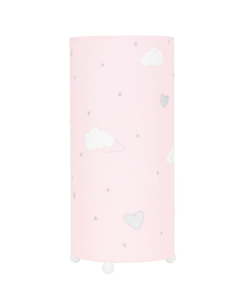 Luz de presencia infantil bordada 3D Dream Big rosa