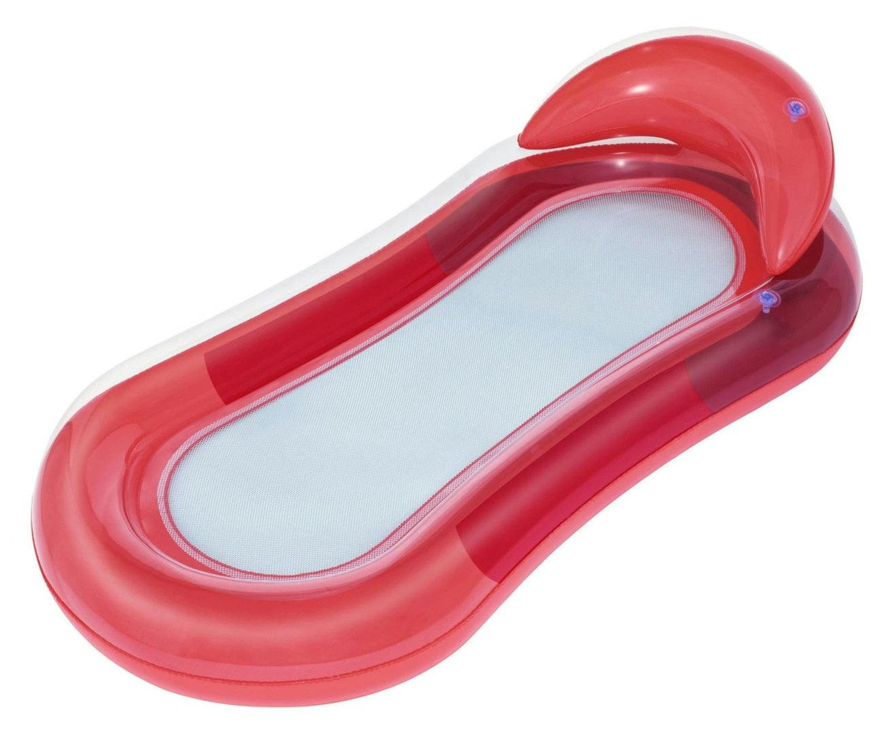 Hydroluxe inflatable mattress with mesh bottom red