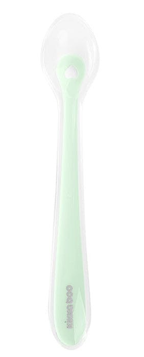 Cuchara de silicona menta