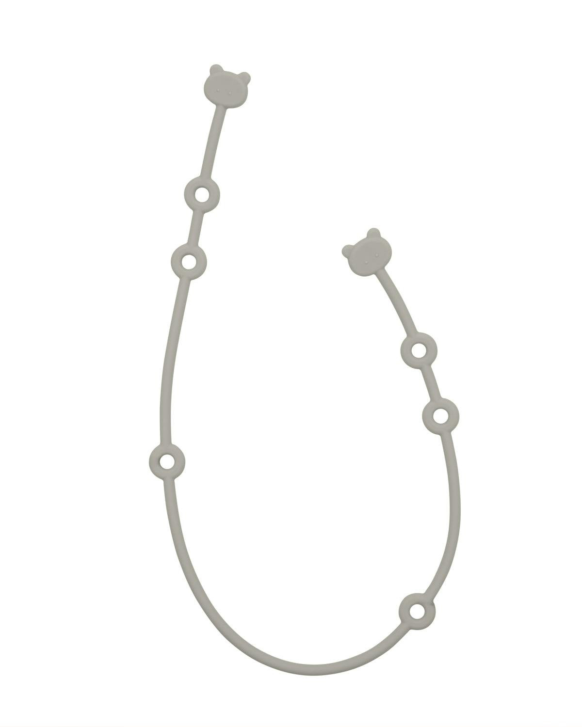 Silicone platinum pacifier clip Sand