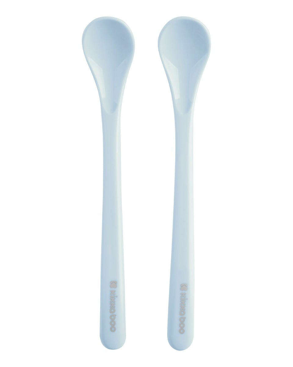 Set de 2 cucharas PP para bebé azul