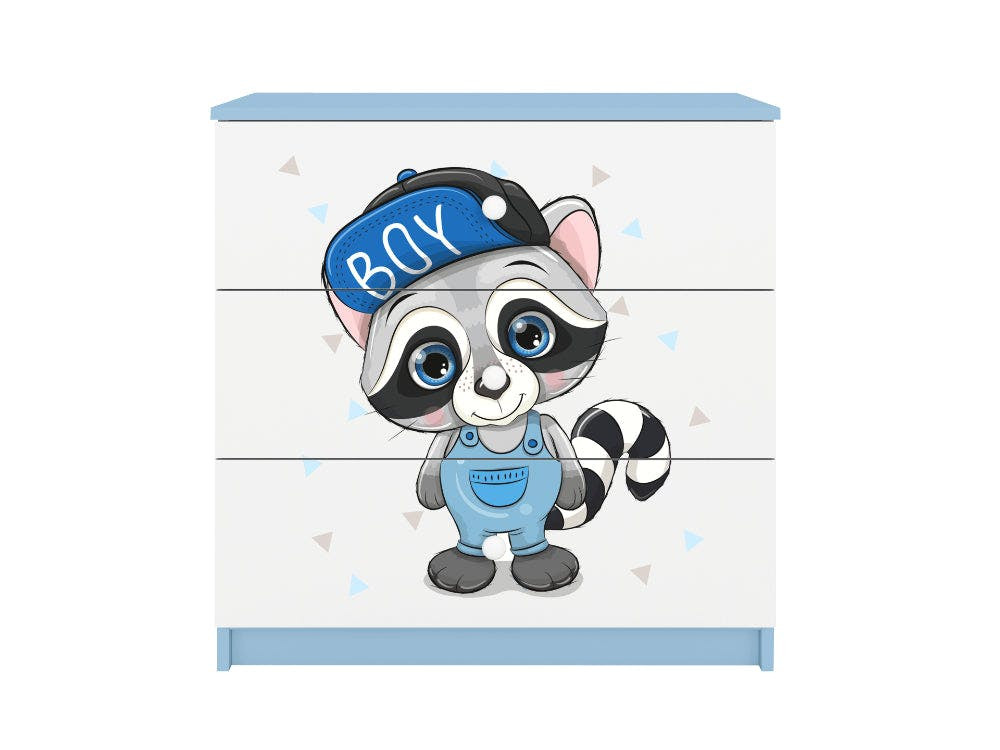 Cómoda BabyDreams Raccoon Blue