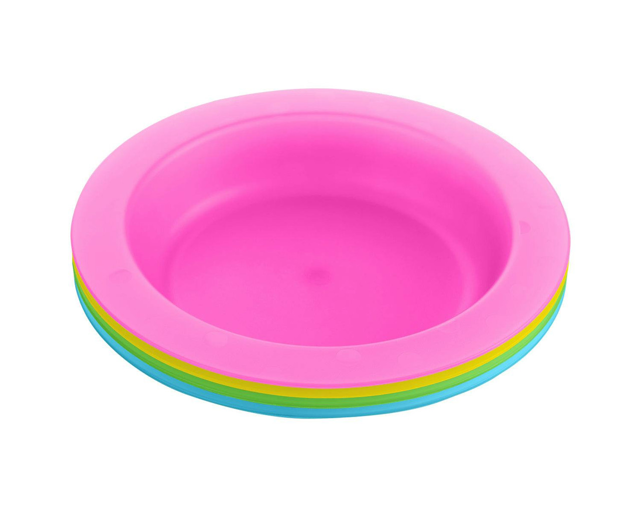 Set de 4 platos Rainbow en PP para bebés