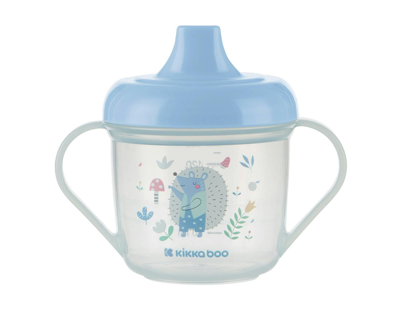 150 ml cup with straw Forest Party blue