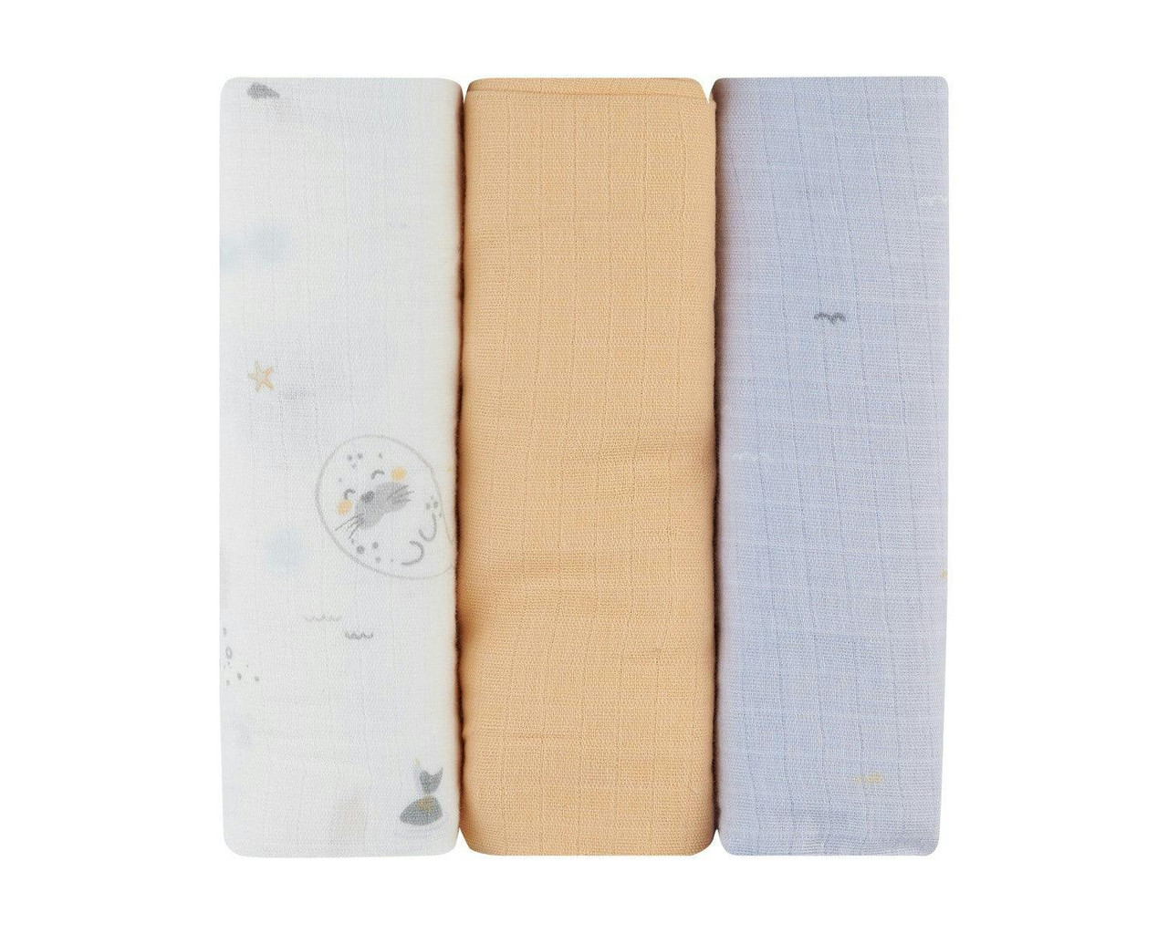 Muselinas 3 unidades 75x75 cm