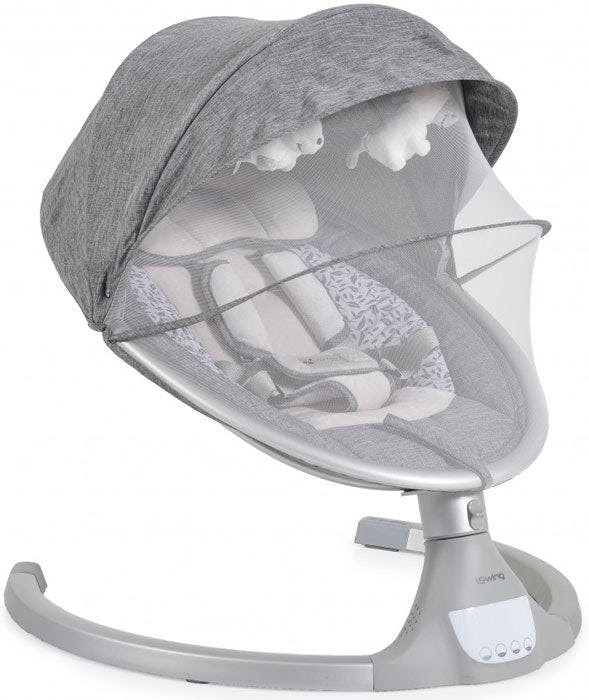 Electric lounger iSwing silver