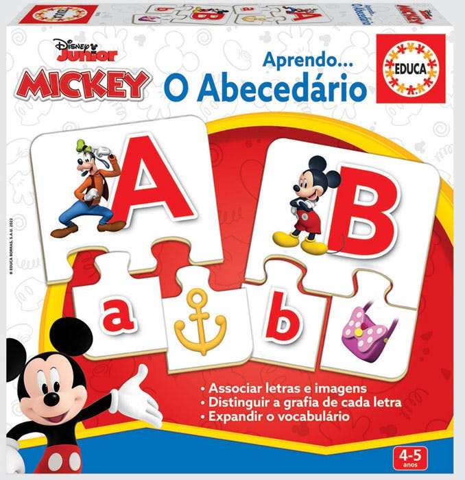 Educa O Abecedário Mickey & Friendes