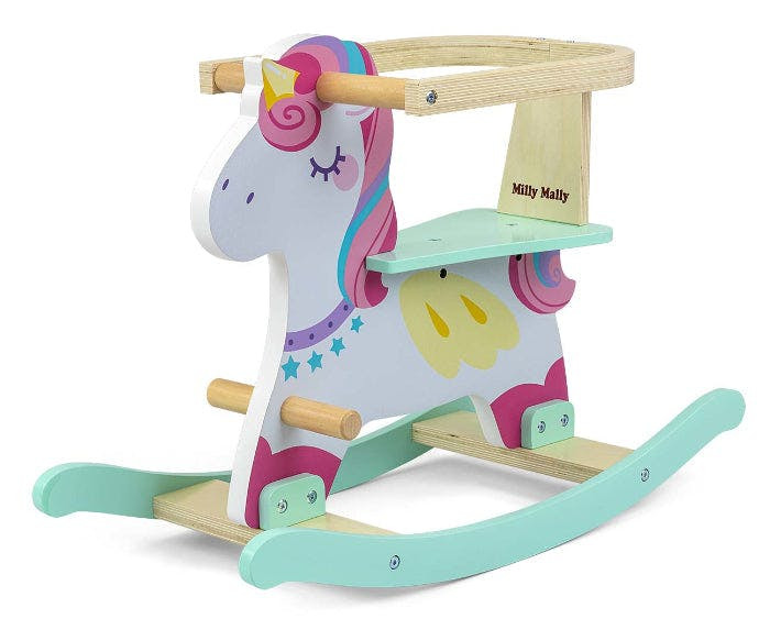 Cavalo de Baloiço Milly Mally Lucky 12 Unicorn