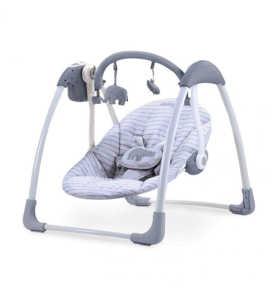 Hamaca musical Daddy Hippo con temporizador y 5 velocidades de balanceo