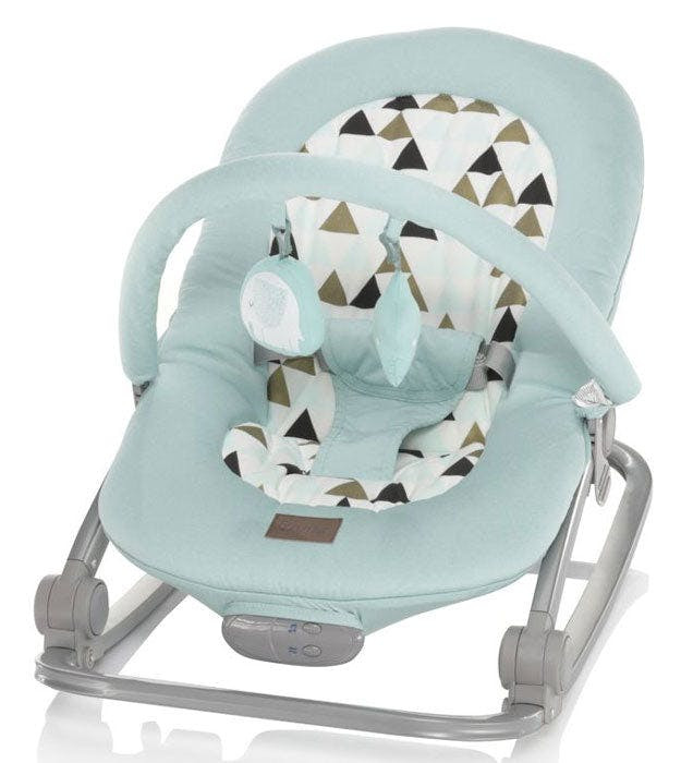 Relax 2 Baby Lounger Mint Triangles/Grey