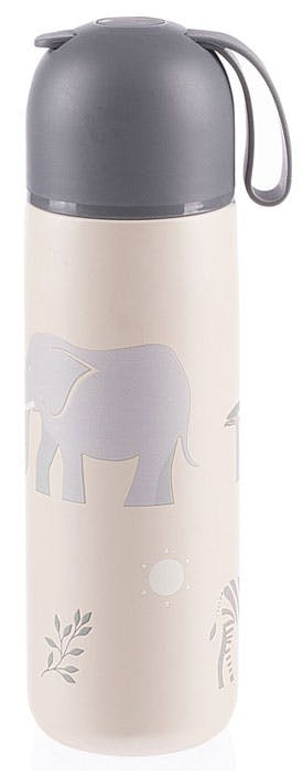 Botella térmica con soporte de silicona 400ml Safari