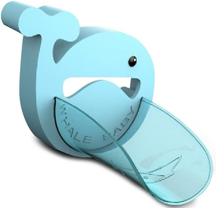 Extensor de grifo Whale para baño de bebé