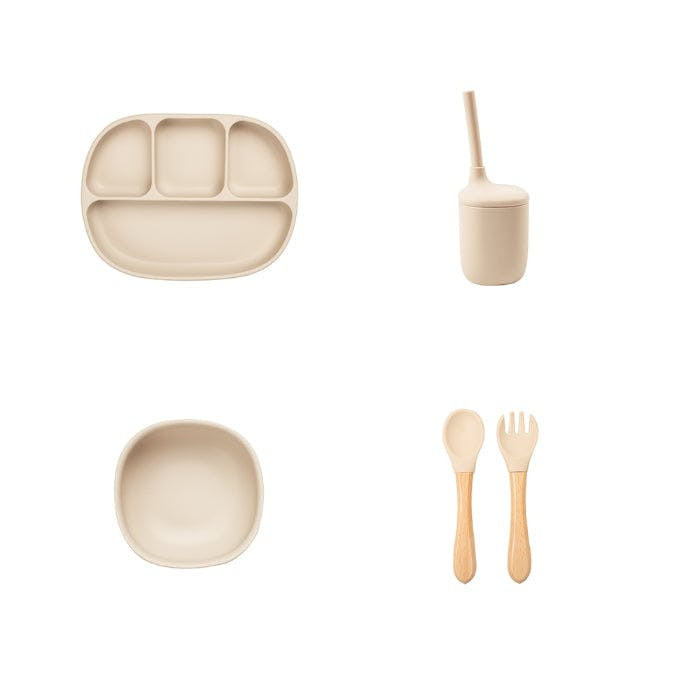 Silicone feeding set vanilla