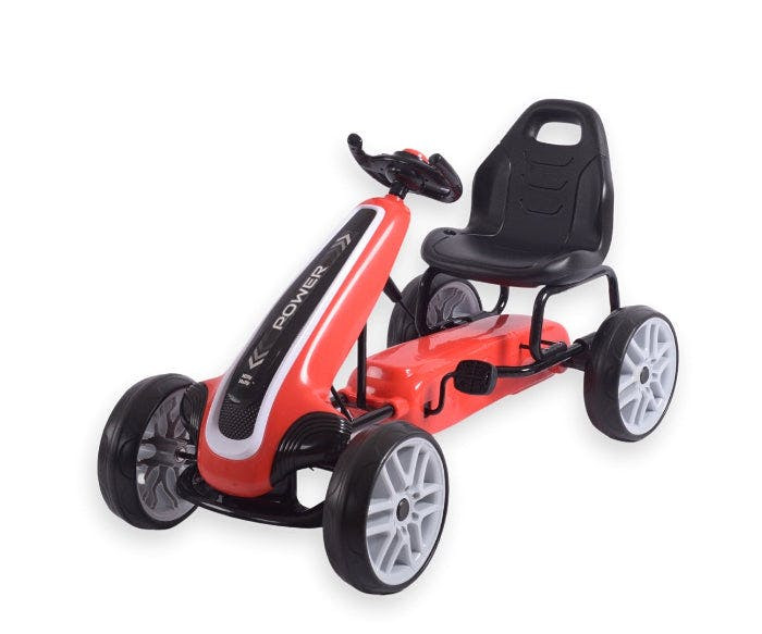 Kart a pedais Milly Mally Power Red