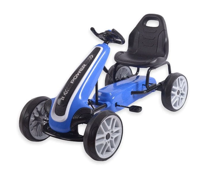 Kart a pedais Milly Mally Power Blue