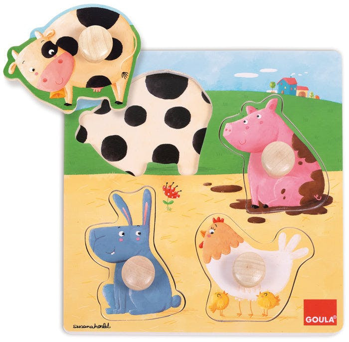 GOULA - PUZZLE ANIMAIS fazenda COR