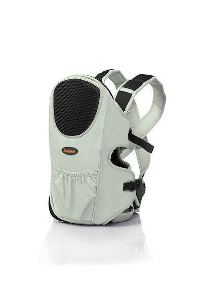 Sacco Prestigio Melange portabebés cinzento preto