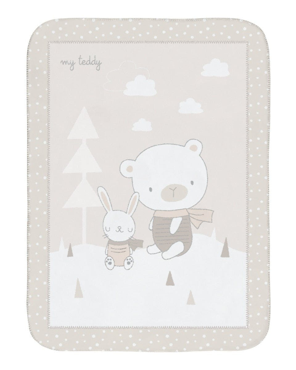 My Teddy super soft baby blanket 80x110 cm