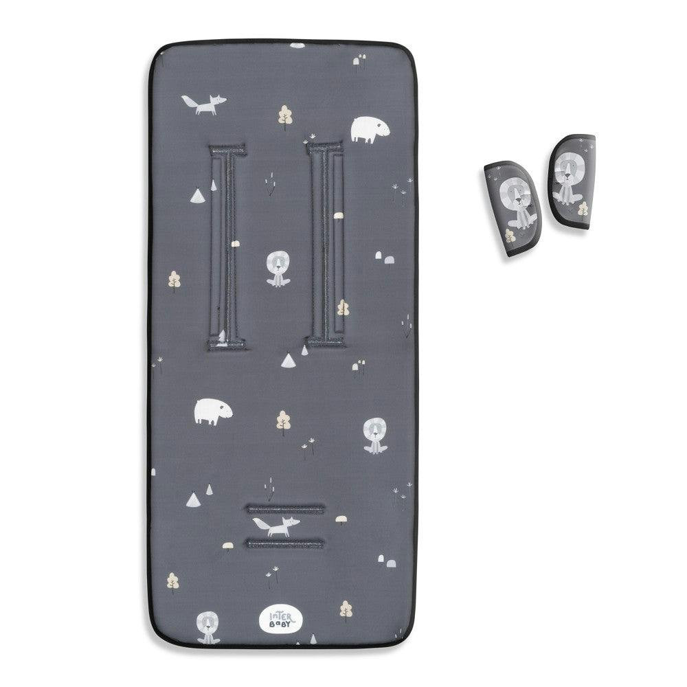 Forro para carrito con protector de cinturón Forest gris
