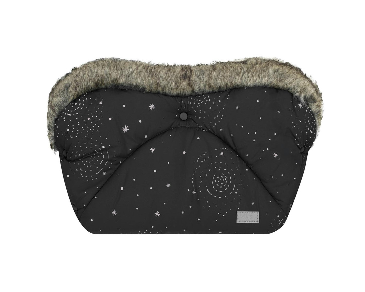 Manoplas de invierno para carrito negras acolchadas