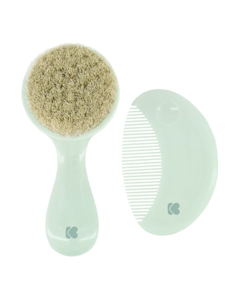 Juego de peine y cepillo cerdas naturales Savanna Mint