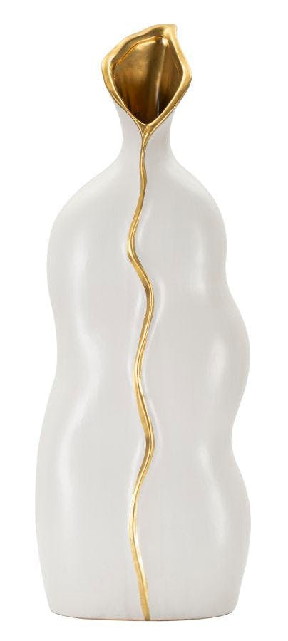 Jarrón decorativo de cerámica 19,5x10x50