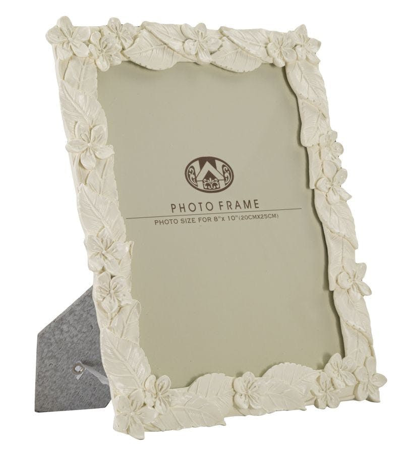 Marco decorativo Folha Cream