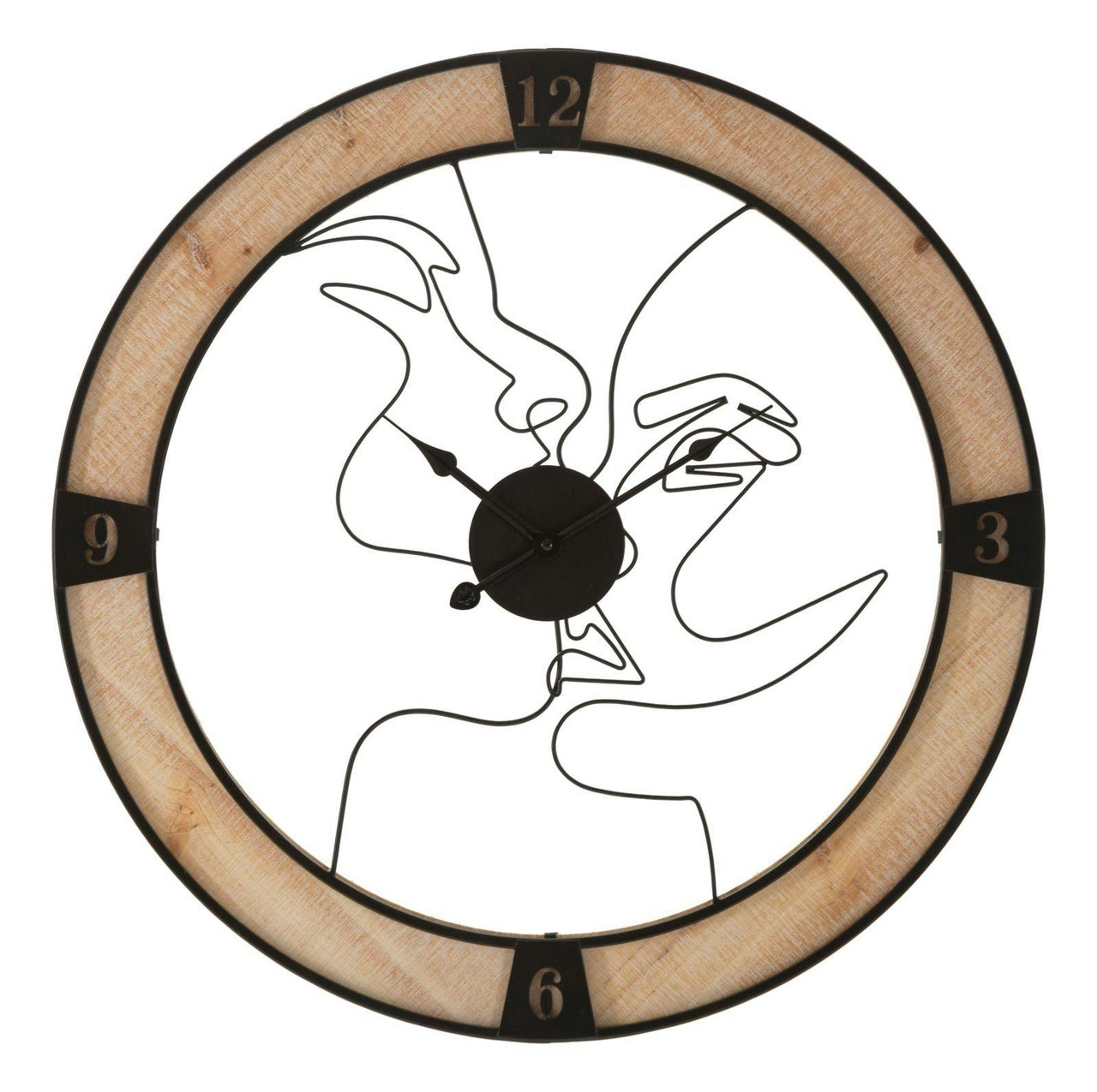 Reloj de pared redondo Couple 60 cm