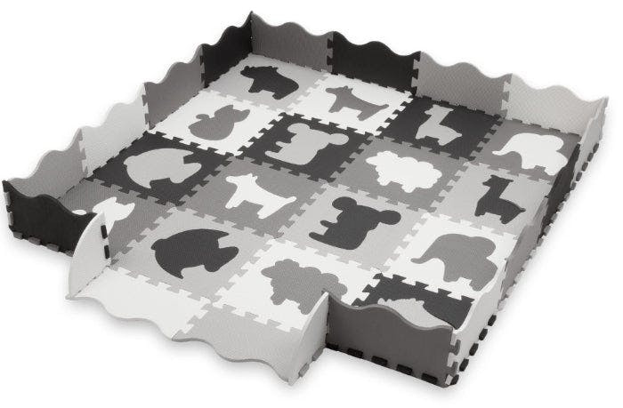 Puzzle sensorial de espuma Happy Zoo 36 piezas