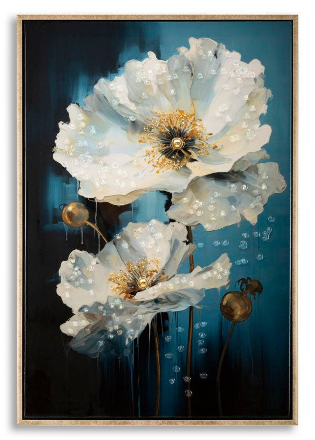 Canvas painting Bluey with wooden frame