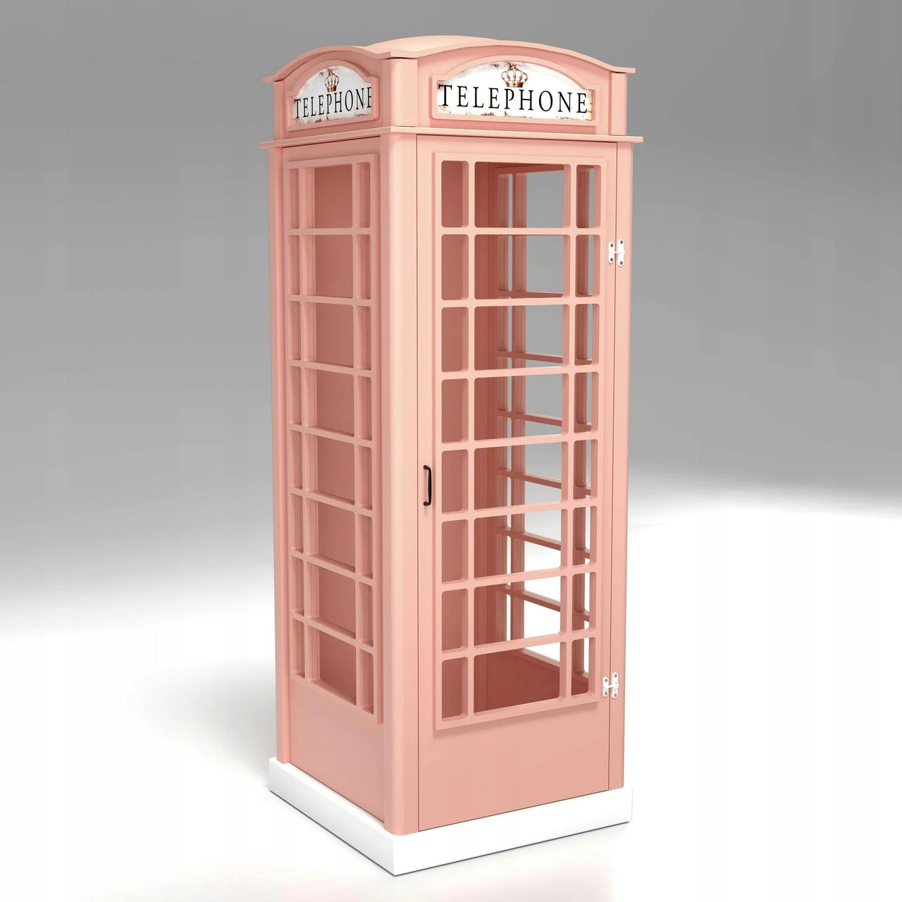 Armario Booth en MDF lacado rosa
