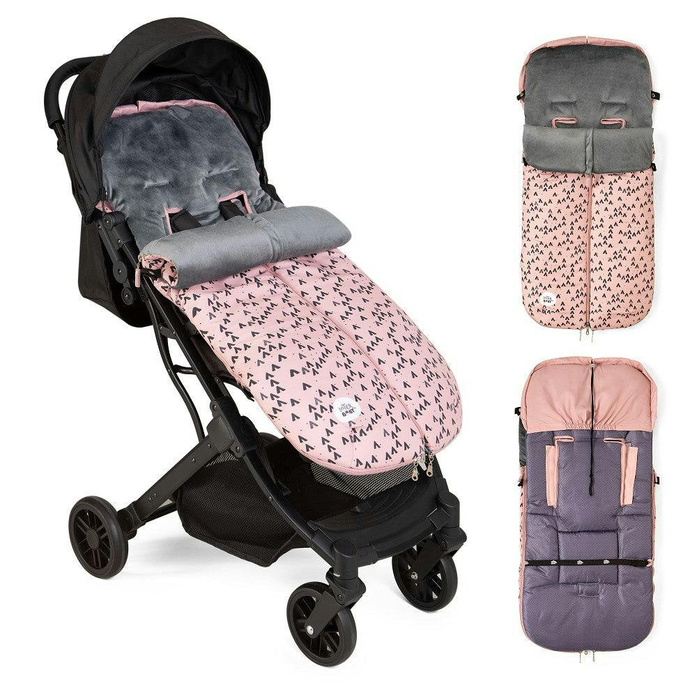 Saco universal impermeable para carrito coralina rosa