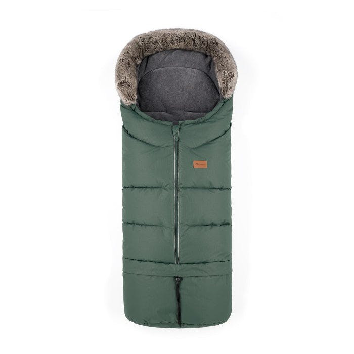 Saco de dormir Arctic 4 en 1 con pelo desmontable - khaki