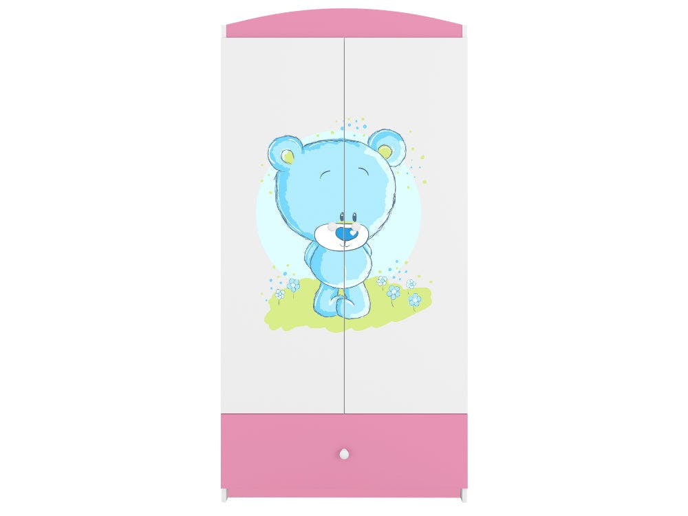 Armario BabyDreams Teddybear en MDF lacado y tablero laminado