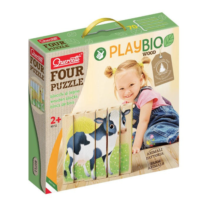 Puzzle 4 Animais Quinta 6 pcs