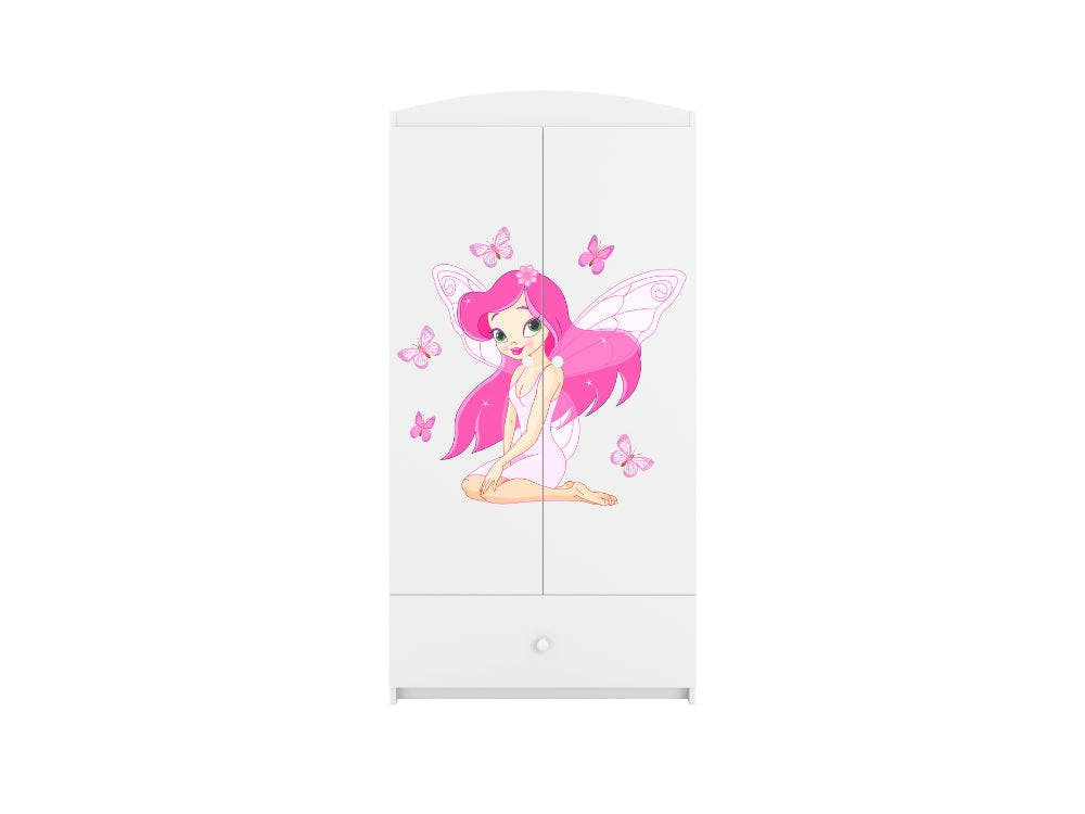 BabyDreams Fairy wardrobe with drawers and shelves