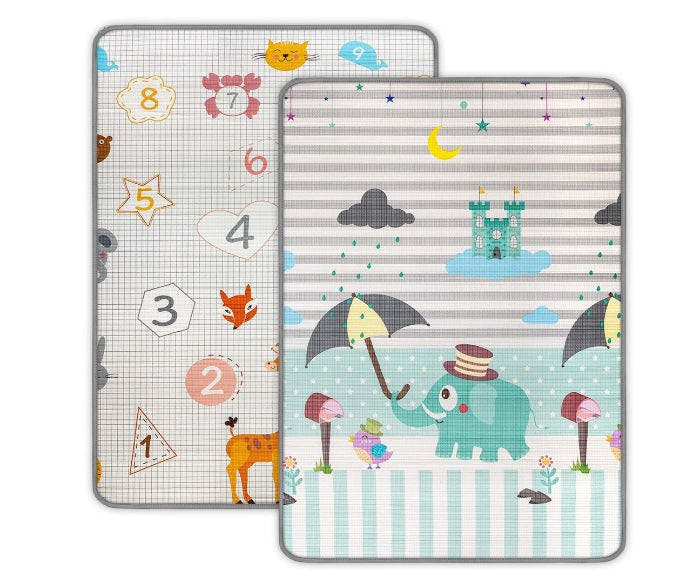Alfombra de espuma enrollable Kinder Digits and Elephant