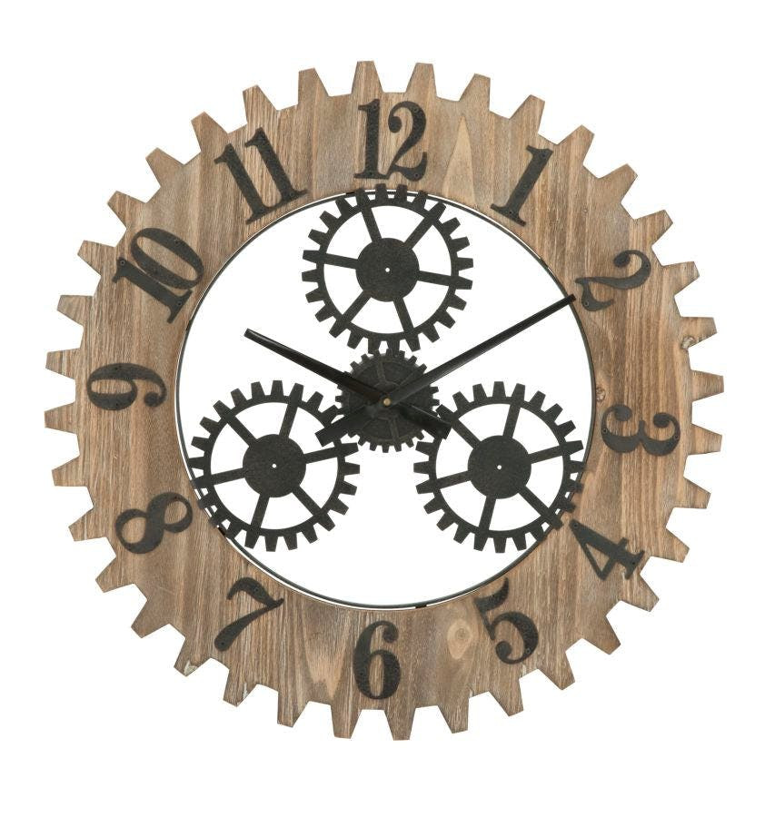 Reloj de pared Ingranaggio Plus en metal ø 60 cm
