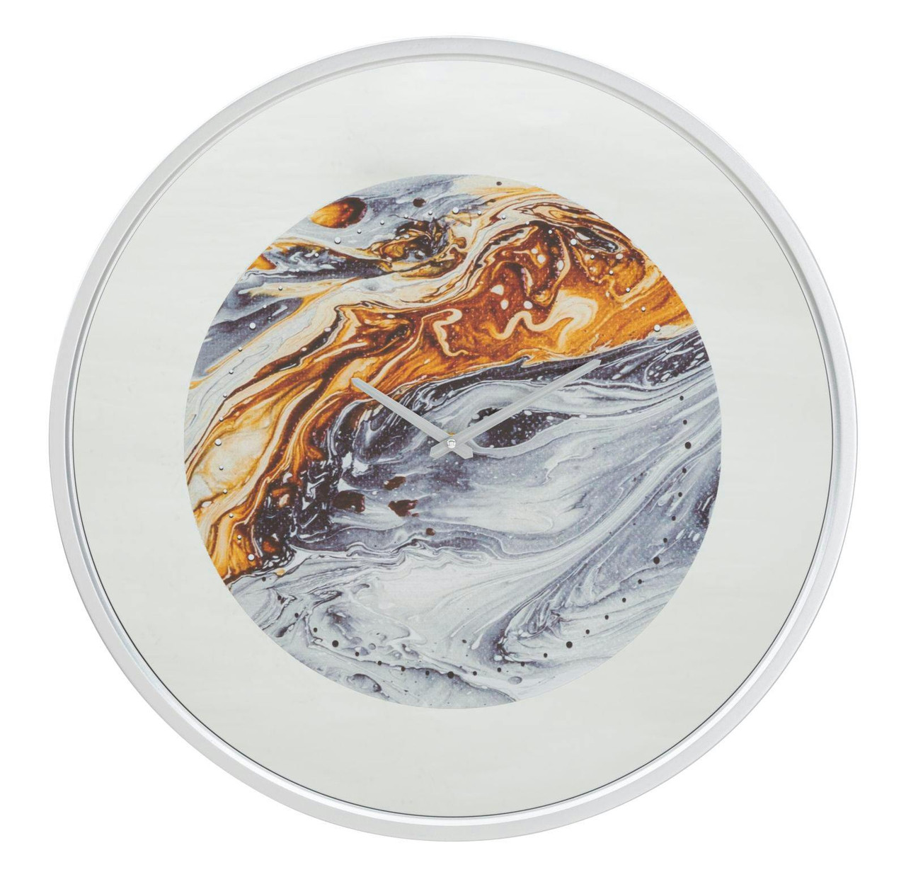 Espejo de pared redondo Mirror Grey