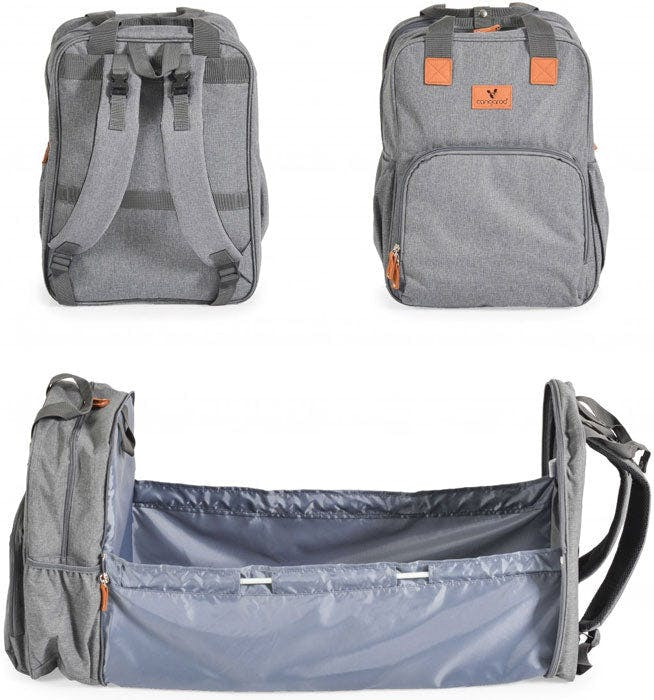 Bolsa de pañales Liana gris