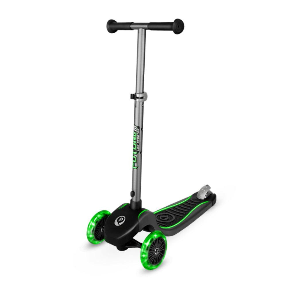 Kids foldable scooter with illuminated platform