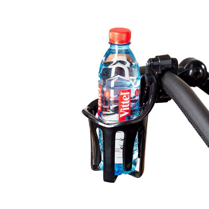 Soporte para copa para cochecito y bicicleta negro