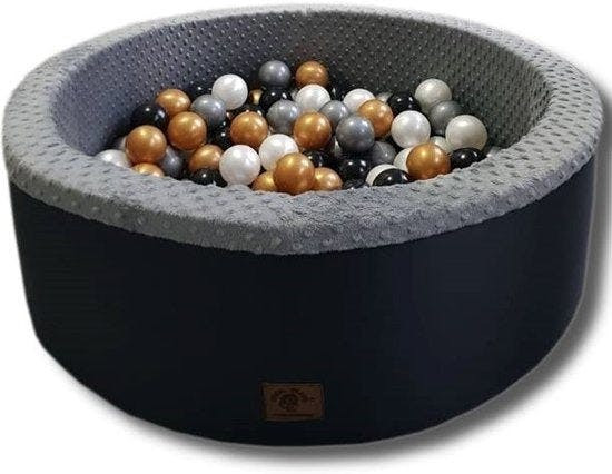 Ball pool 90 x 30 cm with 200 multicoloured balls Ø 7 cm