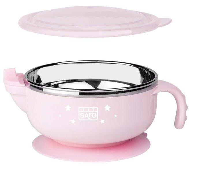 Stainless steel thermal bowl Galáxia Rose
