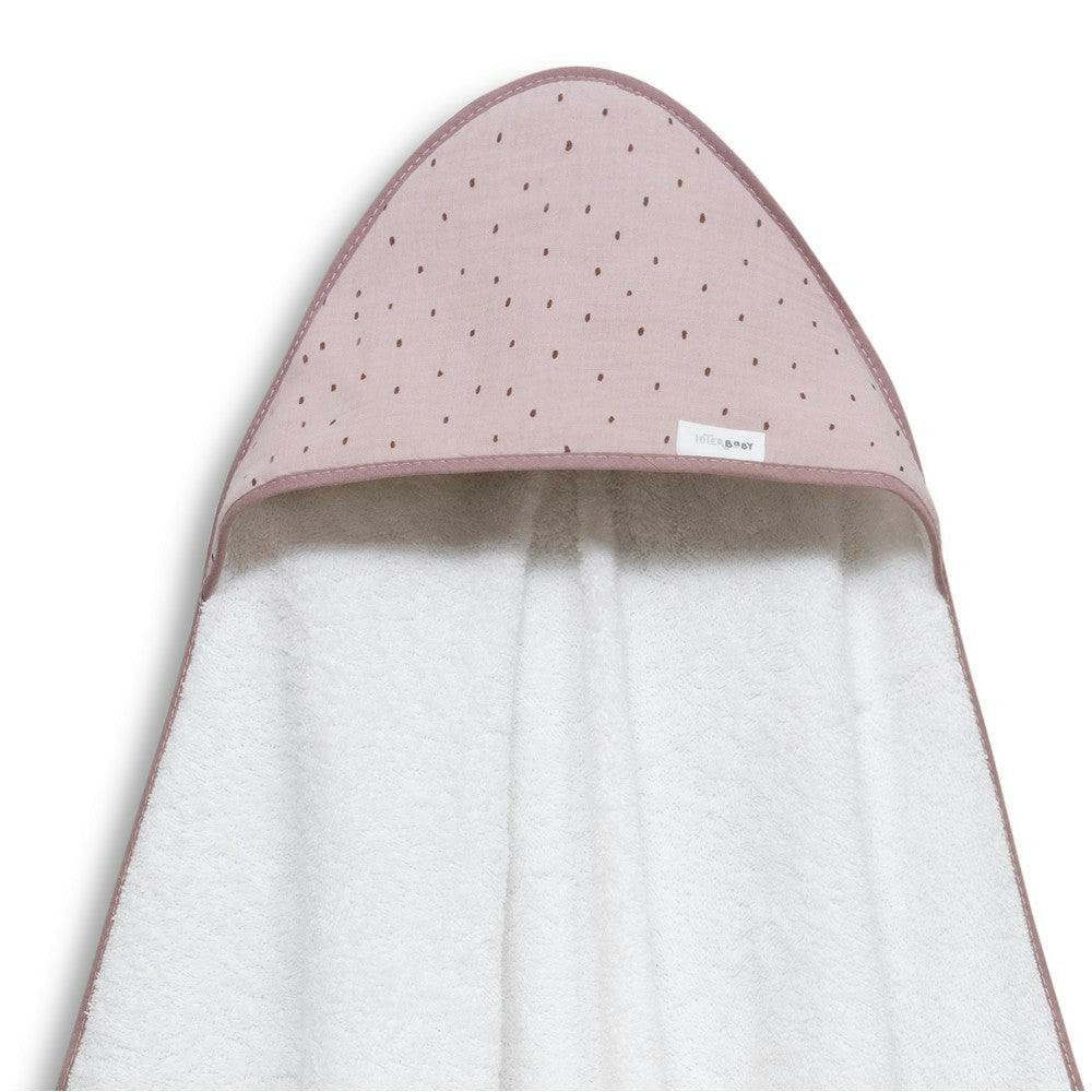 Cotton muslin bath towel 100x100 cm dark blue