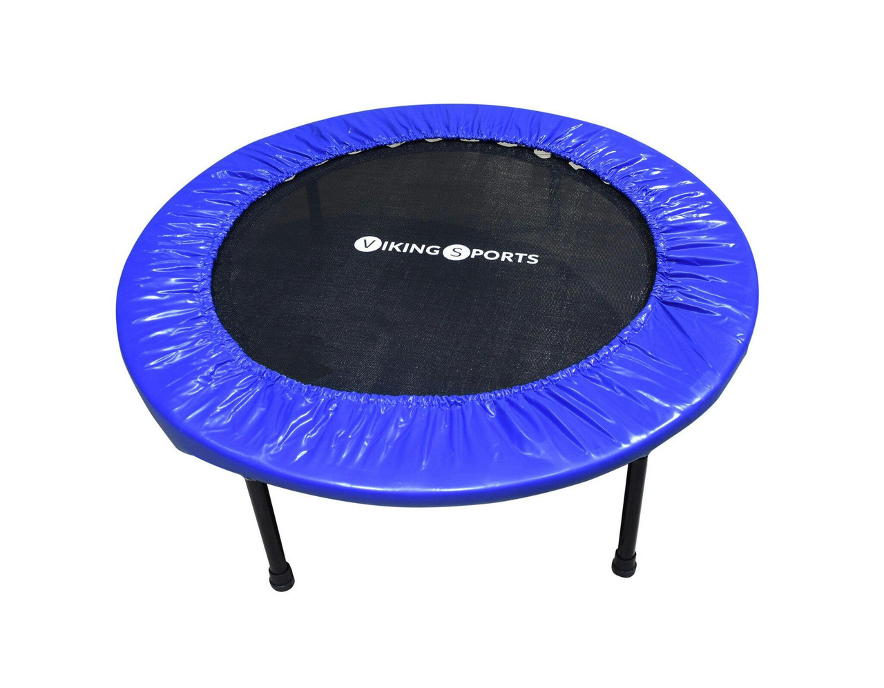 Foldable fitness trampoline Ø 101 cm blue