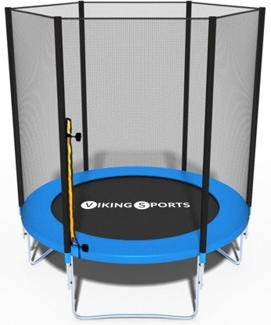 Trampolín con red de seguridad Ø183 cm azul