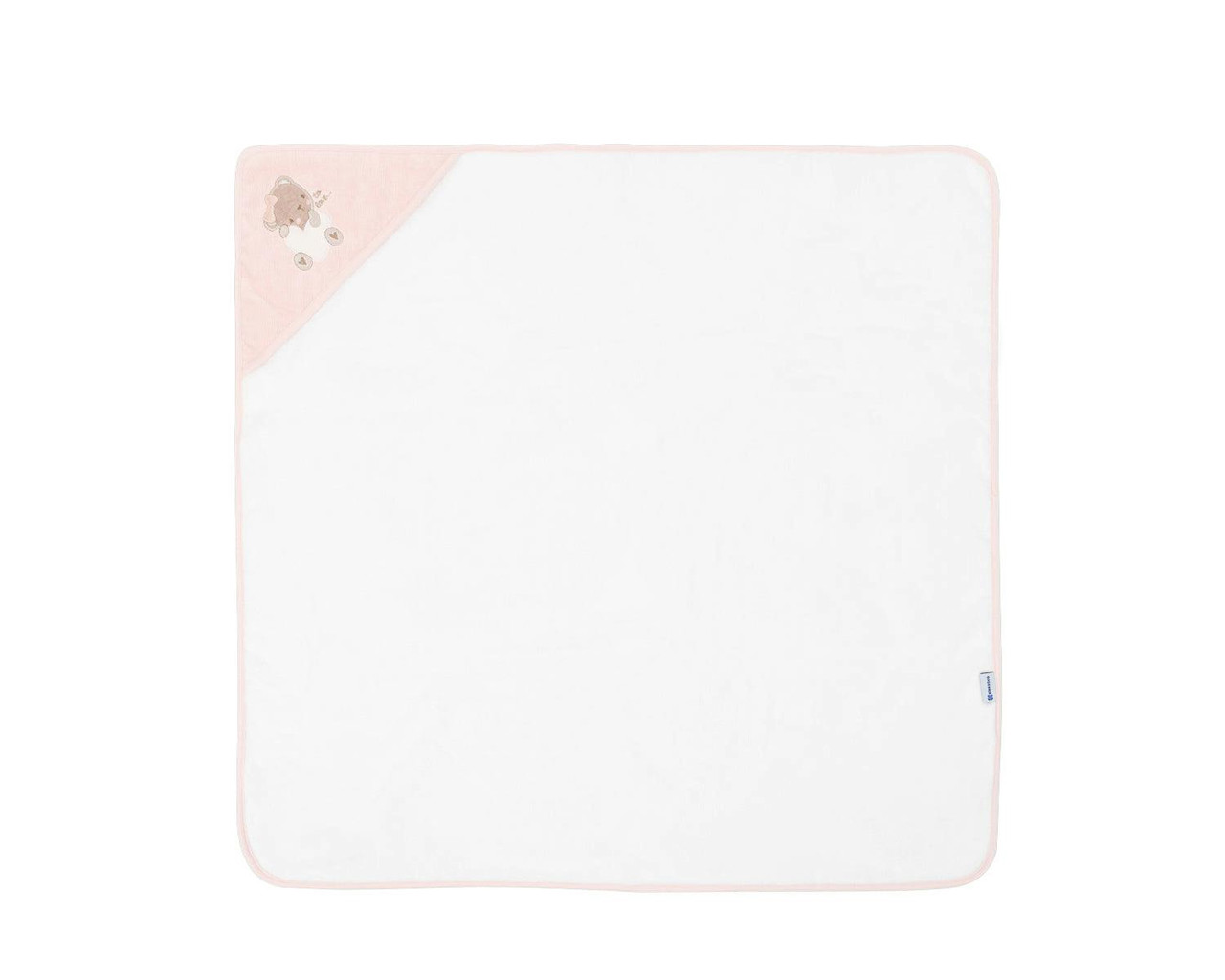 Toalla con capucha Dreamy Flight rosa