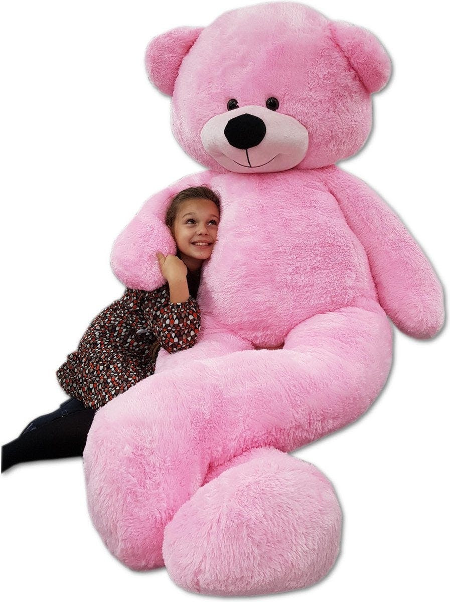 giant pink teddy bear 220 cm